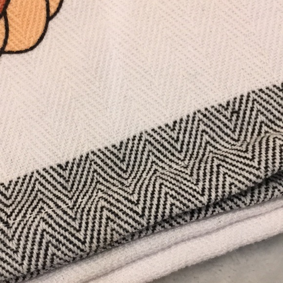 Jack O Lantern Faces Halloween Fall Kitchen Towels Set of Two NWT Cotton 25x15” - Picture 3 of 16